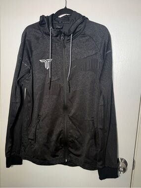 Takedown Men's Black Hooded Full-Zip Jacket XL